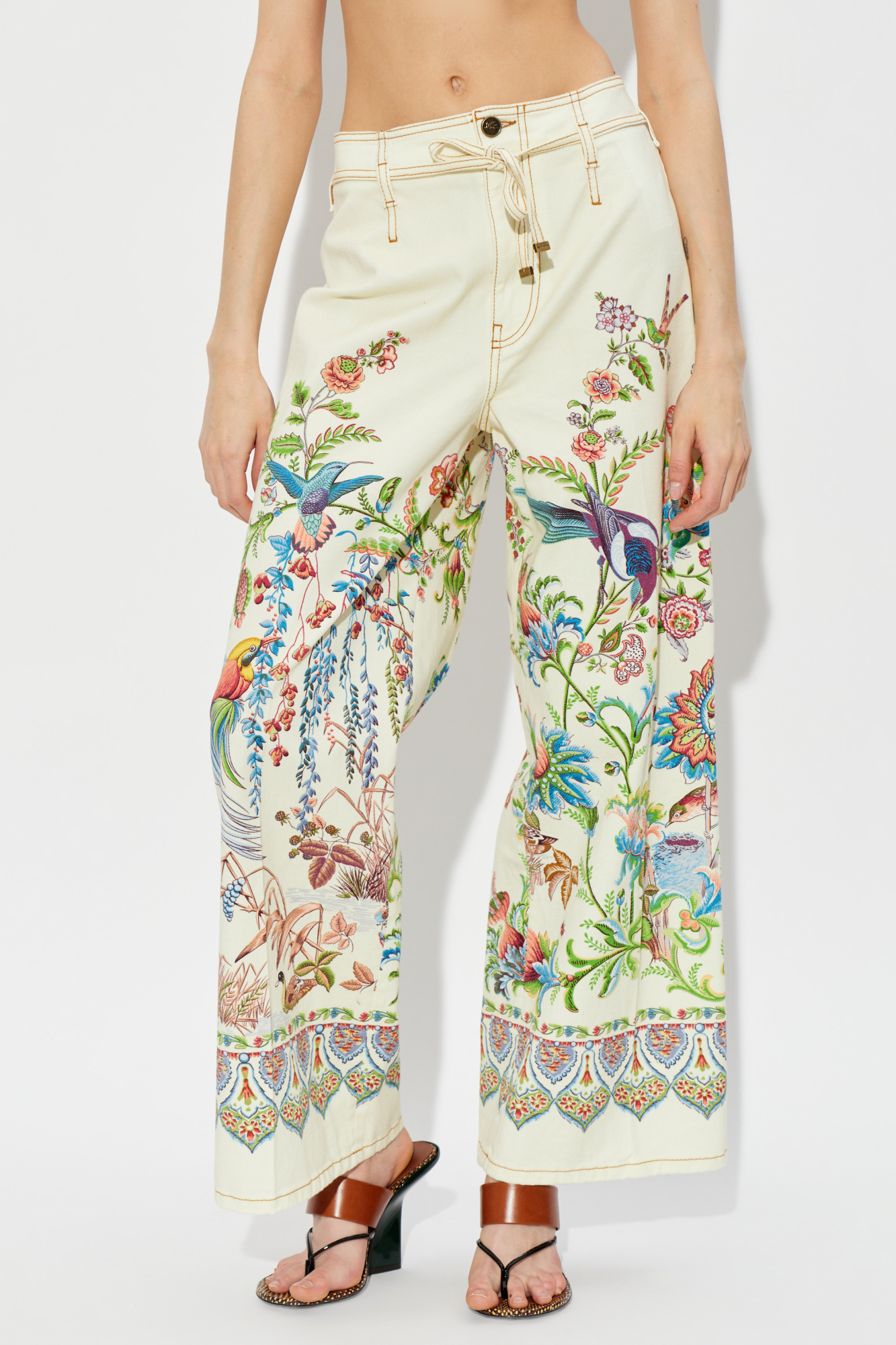 Etro Pants with a botanical motif | Women's | Vitkac